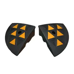 QRUBBER - Terminales Rampa de Goma 30cm (izquierdo y derecho)