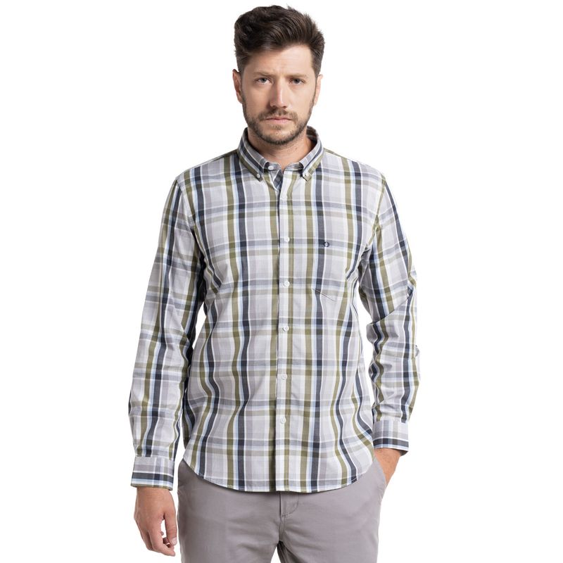 POTROS - Camisa Trevira Cuadros Almería POTROS