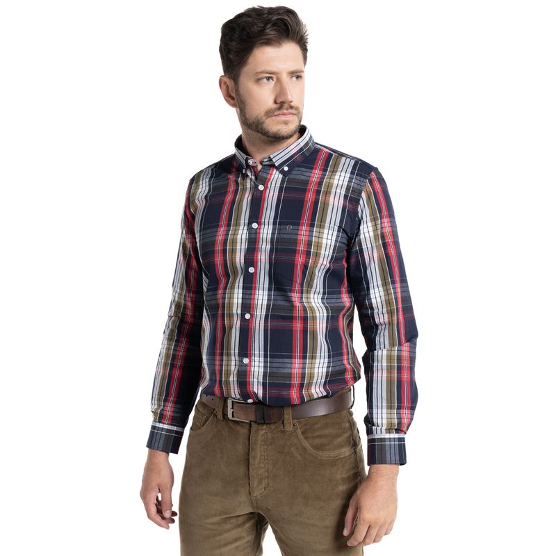 POTROS - Camisa Trevira Cuadros Almería POTROS