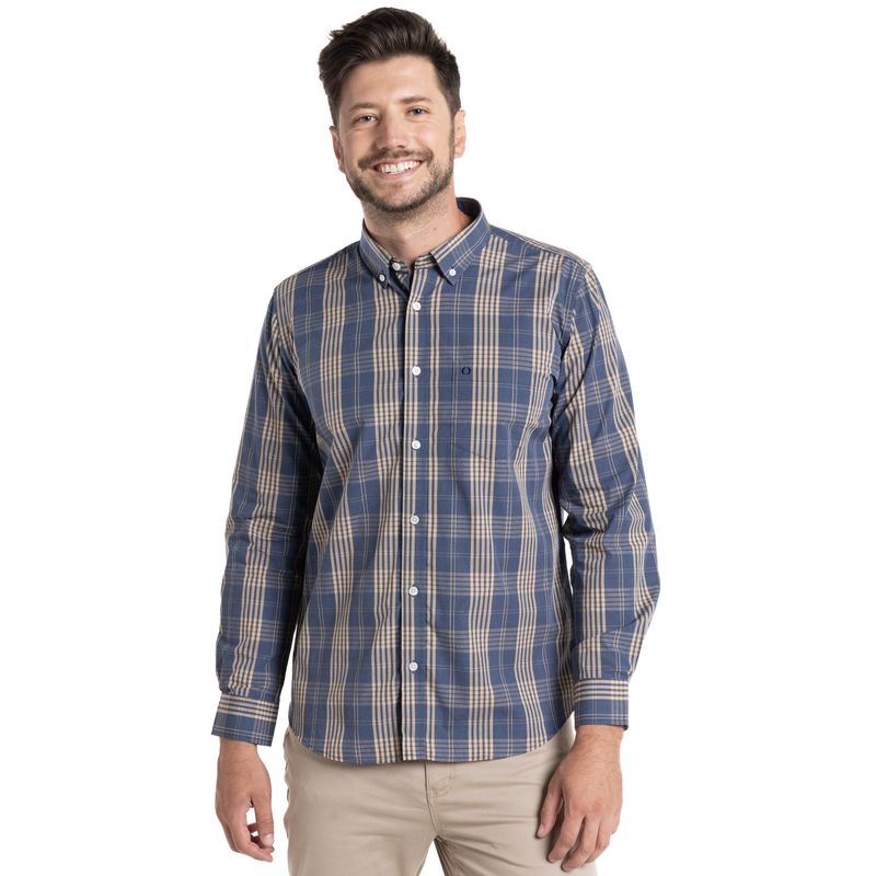 POTROS - Camisa Trevira Cuadros Almería POTROS