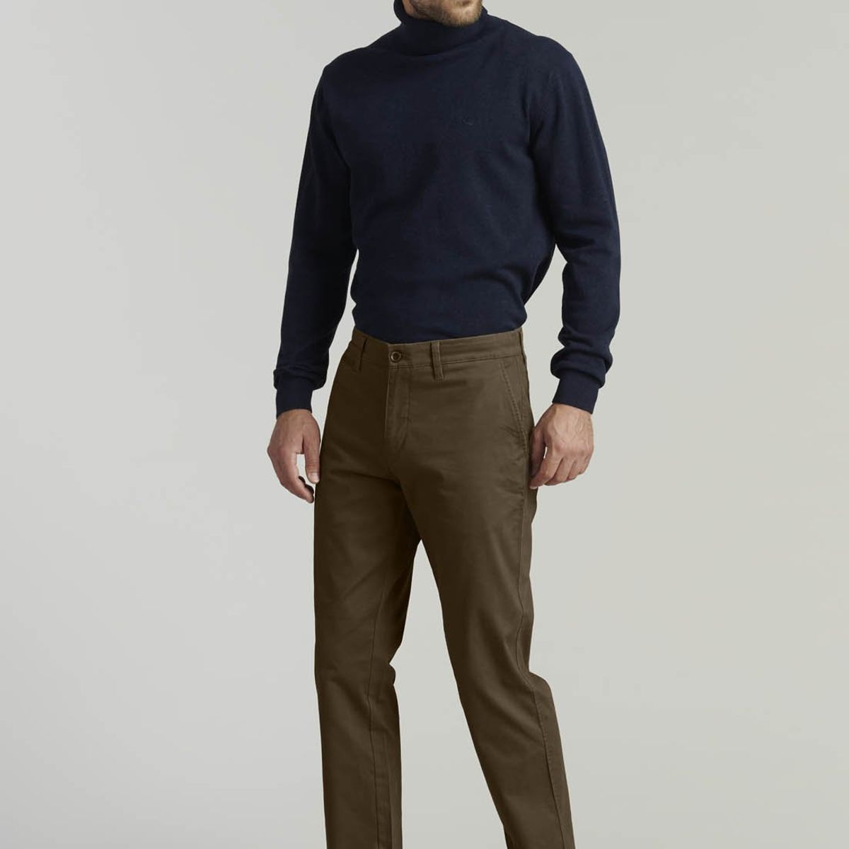 FEROUCH - Pantalón Twill Without Pleats L/31 Business Café Ferouch