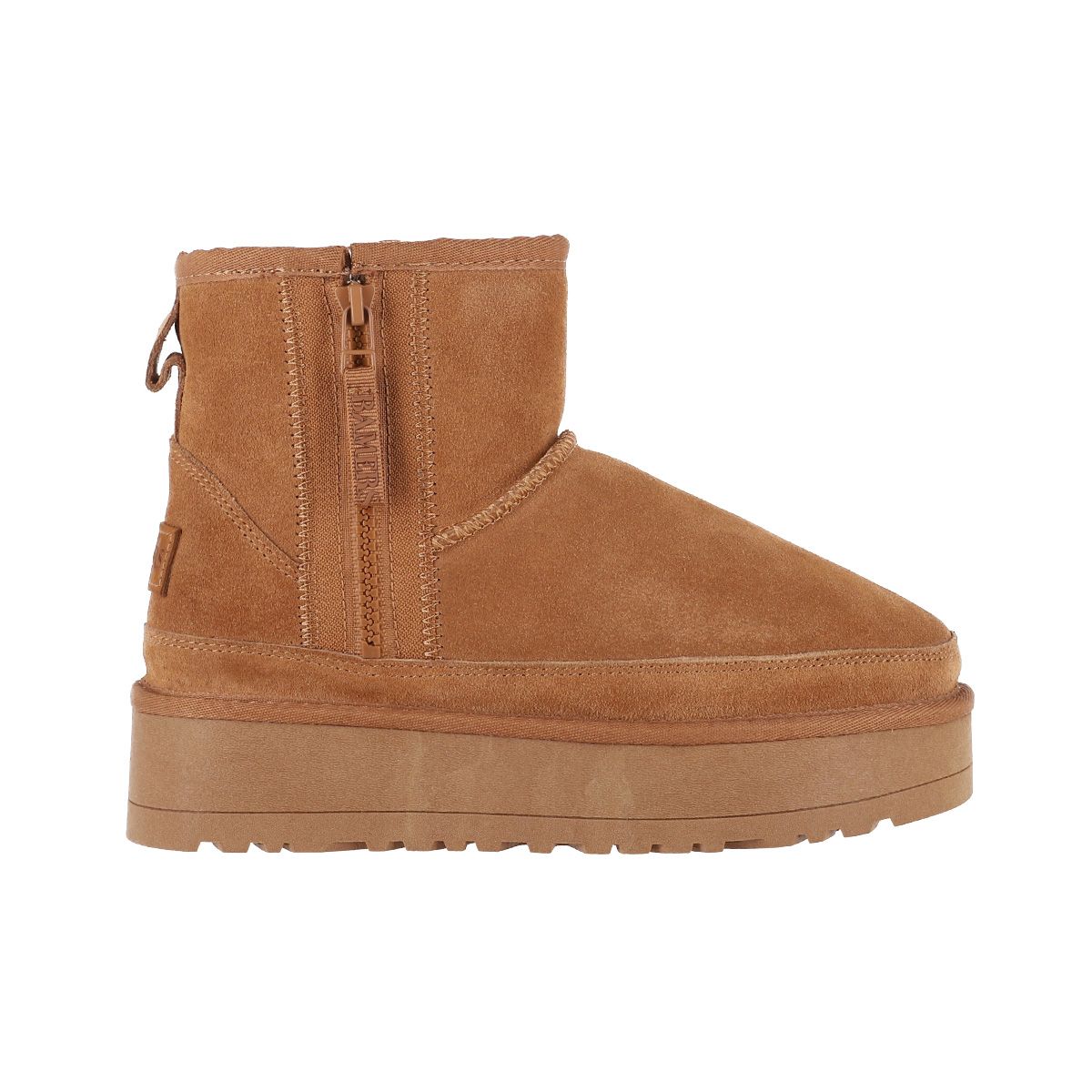 BAMERS - Botas Mujer Bamers Aspen Plataforma Caramelo