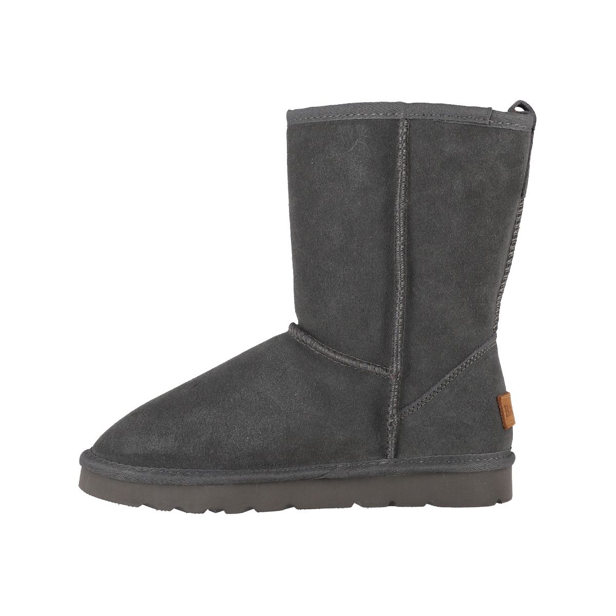 BAMERS - Botas Mujer Bamers Blast Clásicas de Cuero Charcoal