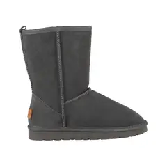 BAMERS - Botas Mujer Blast Clásicas de Cuero Charcoal
