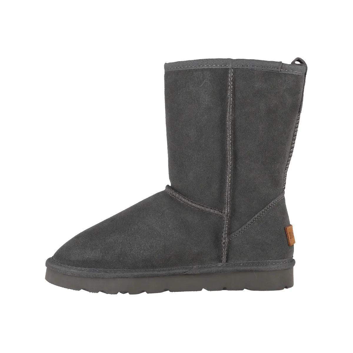 BAMERS - Botas Mujer Bamers Blast Clásicas de Cuero Charcoal