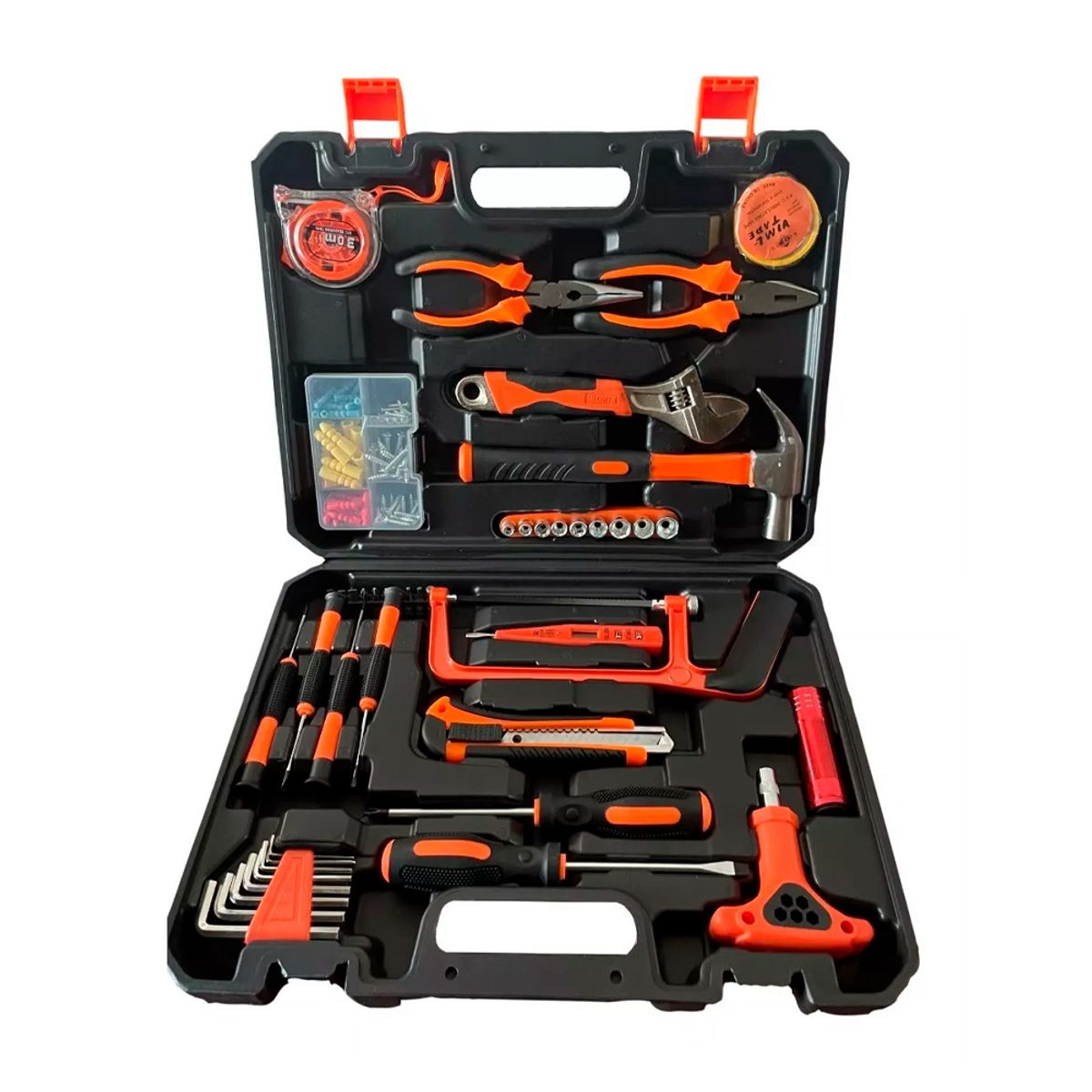 LERNEN - Set 135 Piezas Herramientas Manuales - Maletín Portátil