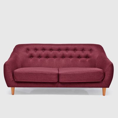 Imagen 2 del producto SOFA NORWEIS 2 CPS TELA BURDEO