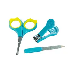 PUMUCKI - Set de Manicure Para Bebé Celeste
