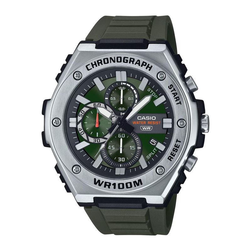 CASIO - Reloj CASIO MWA-300H-3AVDF Resina/Acero Juvenil Plateado