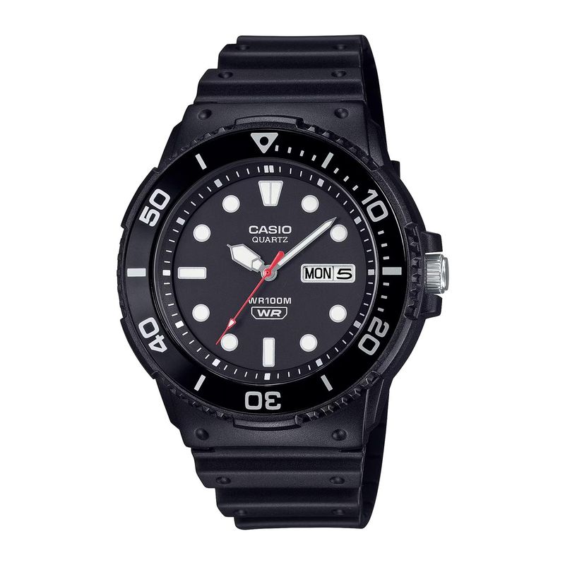 CASIO - Reloj CASIO MRW-230H-1E1VDF Resina/Aluminio Hombre Negro