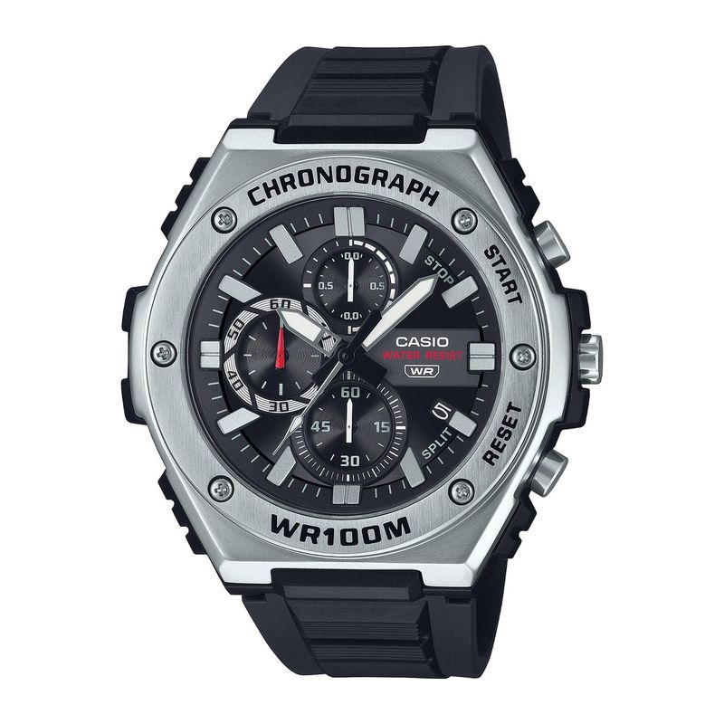 CASIO - Reloj CASIO MWA-300H-1AVDF Resina/Acero Juvenil Plateado