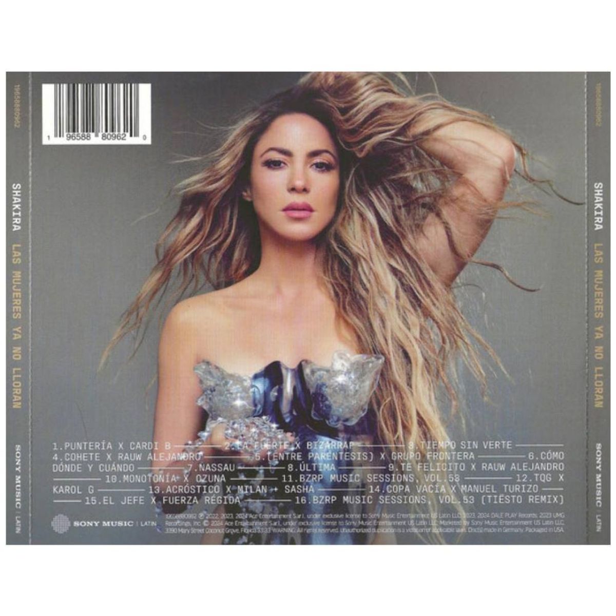 HITWAY MUSIC - SHAKIRA - LAS MUJERES YA NO LLORAN - CD