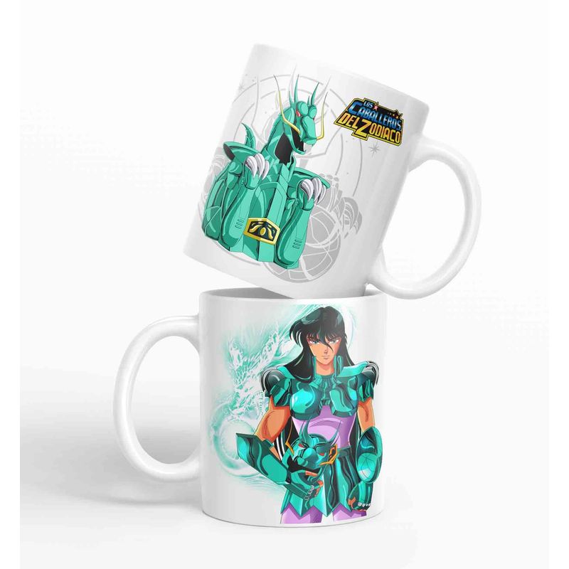 ESTAMPA MANIA - Taza Caballero Del Zodiaco - Dragon D11 320ml