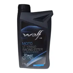 GENERICO - Aceite Moto Wolf 10w 40 Full Sintético Racing 1L 4T
