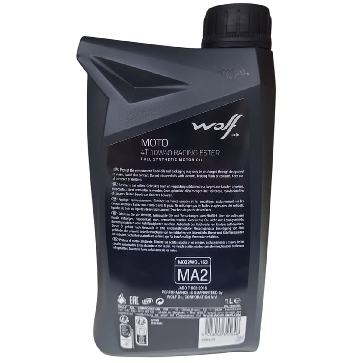 GENERICO - Aceite De Moto Wolf 10w40 Full Sintético 1l 4t Original