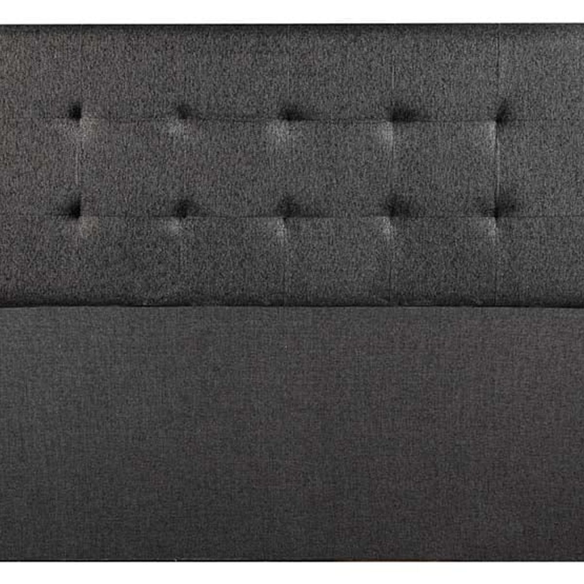 SIMMONS - Respaldo Tignes gris 2 Plazas