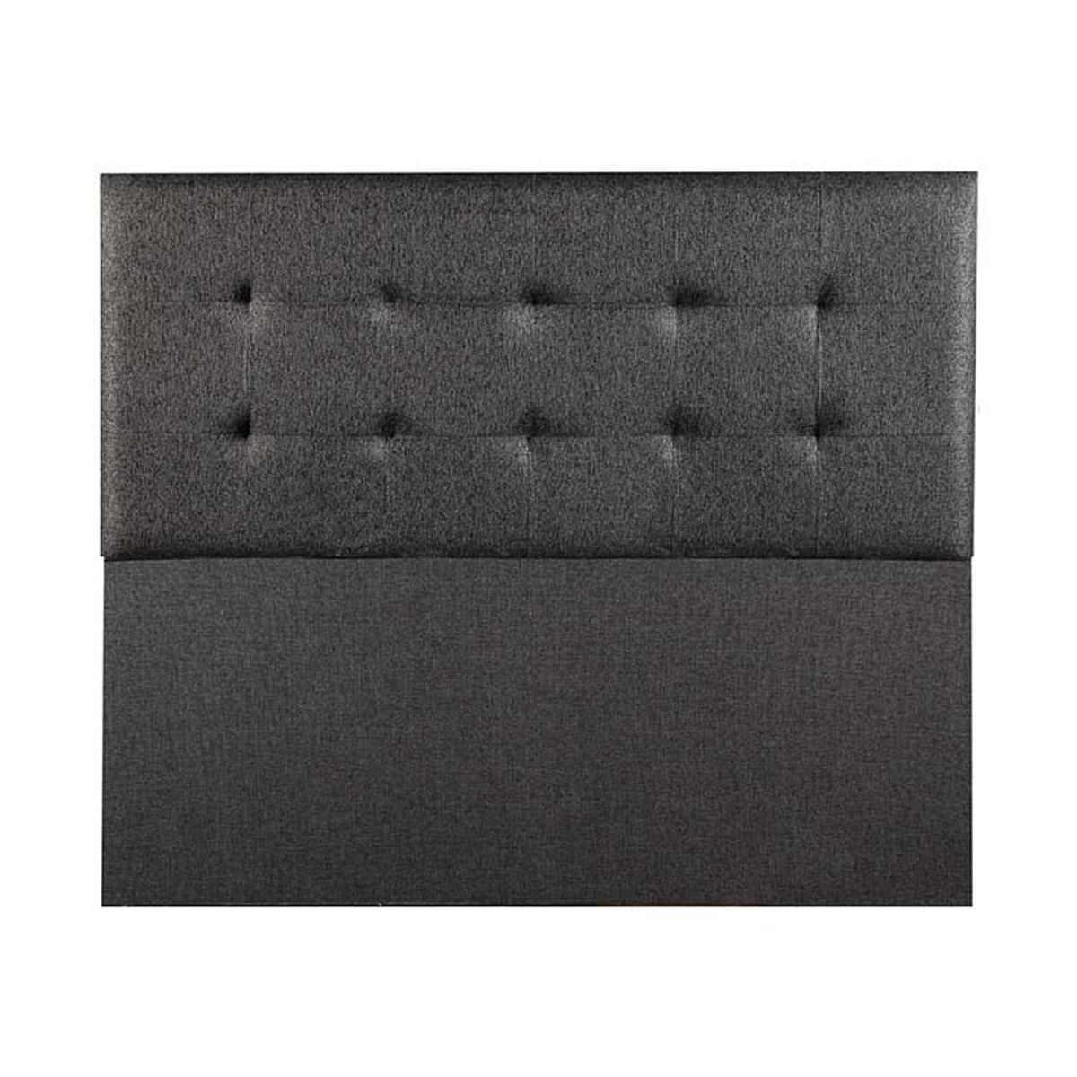 SIMMONS - Respaldo Tignes gris 2 Plazas