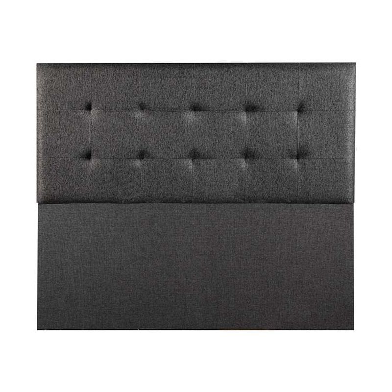 SIMMONS - Respaldo Tignes gris 2 Plazas