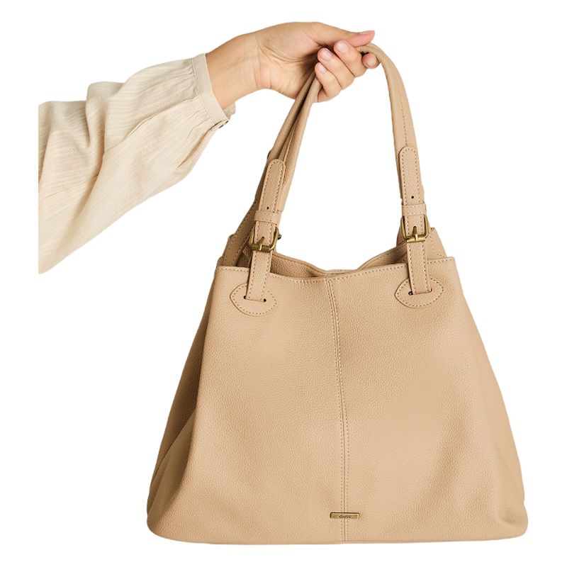 CURVI - Cartera Con Strap De Pu Y Bolsillo Interno