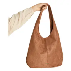 CURVI - Cartera De Suede Texturizado