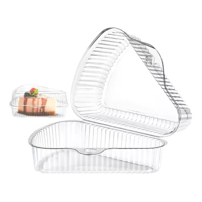 GENERICO - X100 Contenedor Triangular Contenedor De Alimentos Plasticos