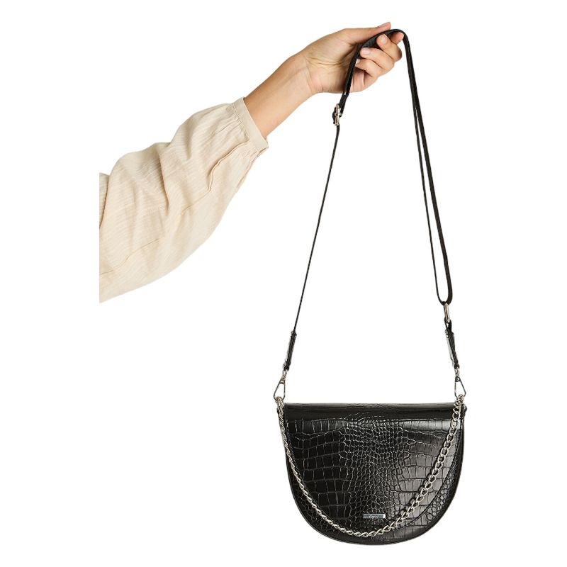 CURVI - Cartera Rigida Texrurizada Con Strap