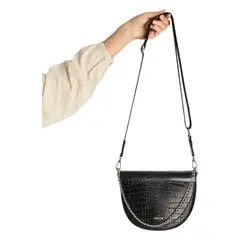 CURVI - Cartera Rigida Texrurizada Con Strap