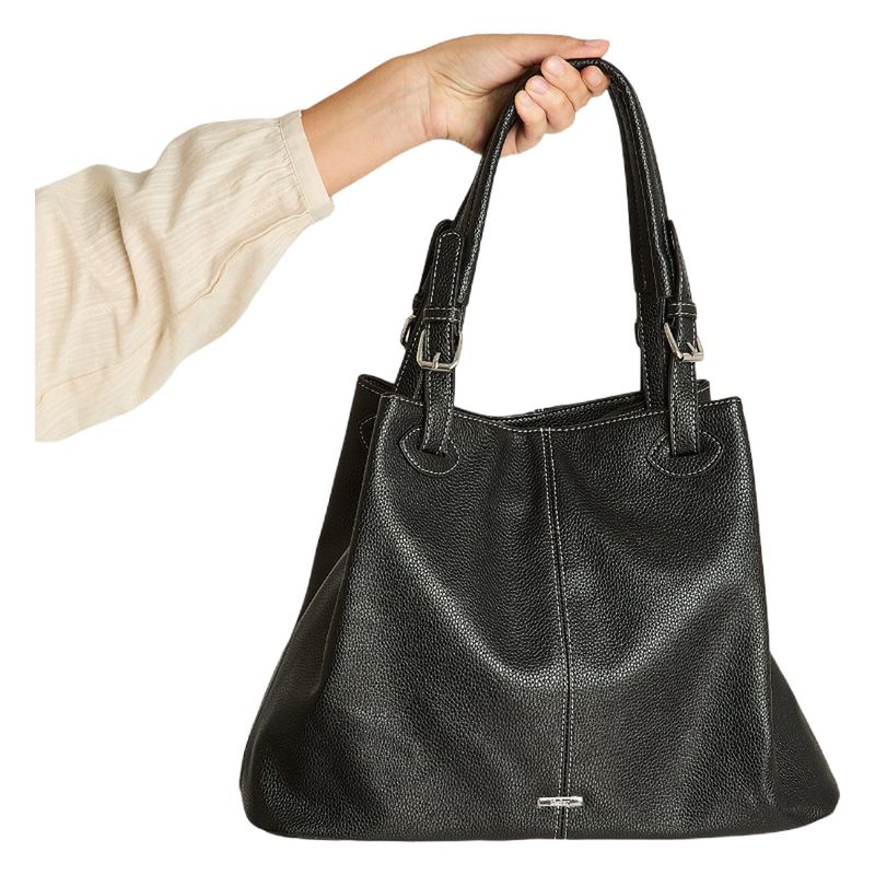CURVI - Cartera Con Strap De Pu Y Bolsillo Interno