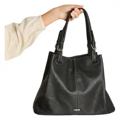 CURVI - Cartera Con Strap De Pu Y Bolsillo Interno