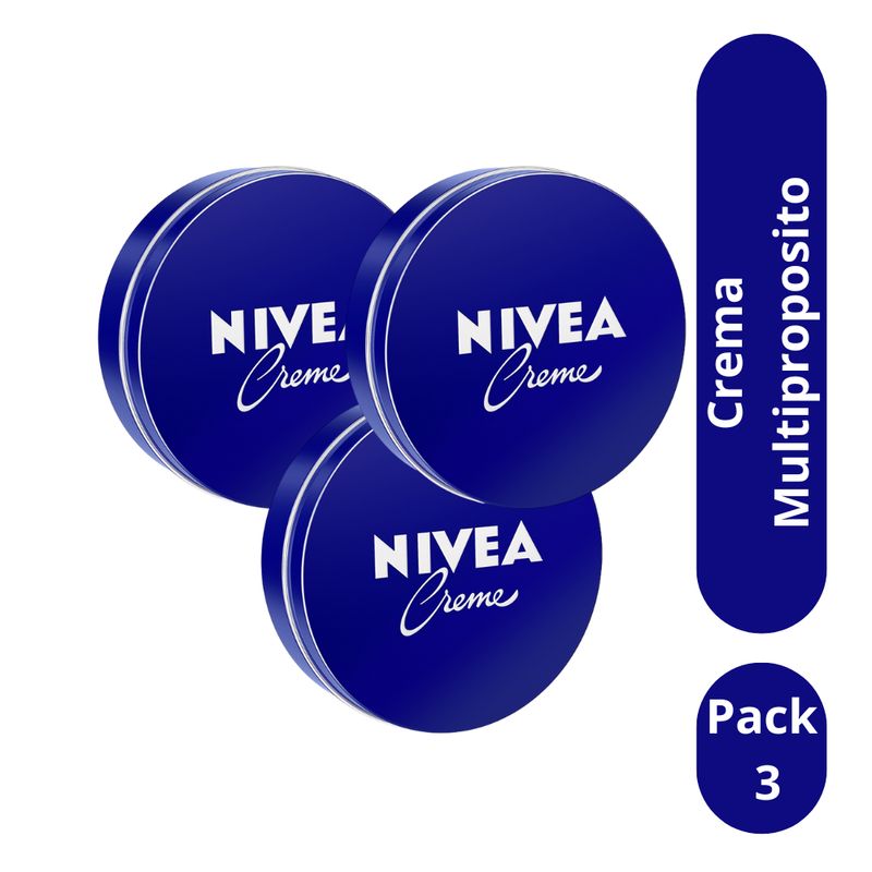 NIVEA - Pack 3 Crema Multiproposito Nivea Creme 150ml c/u