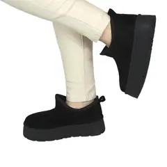 THUNDER BLUE - Pantufla con chiporro de Mujer 16 Yassne Negro