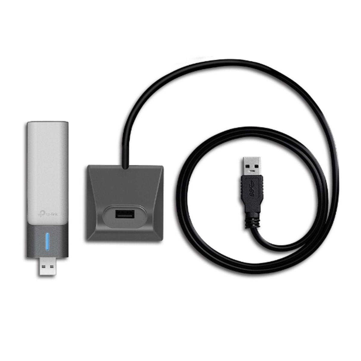 TP LINK - Adaptador inalámbrico USB de alta ganancia WiFi 6 AX1800 Archer TX20UH