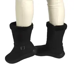 THUNDER BLUE - Bota de Mujer Invierno 10 Yassne Negro