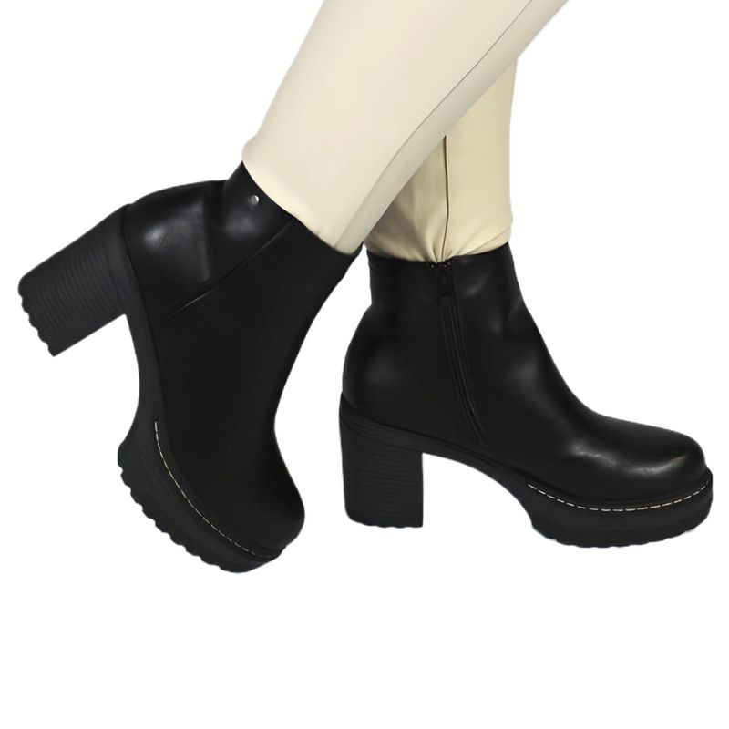 THUNDER BLUE - Botin de Mujer 16 Yassne Negro