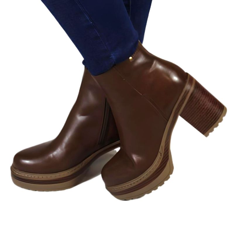 THUNDER BLUE - Botin de Mujer 16 Yassne Marrón