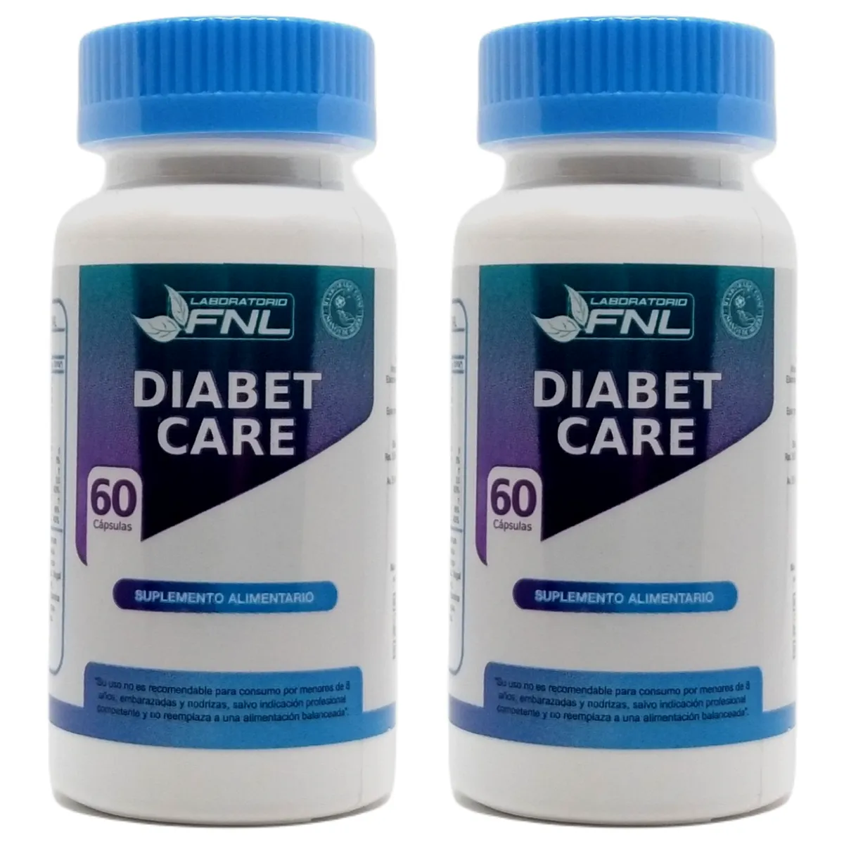 FNL - Pack 2x Diabet Care 60 Cápsulas Control Glucosa - Fnl