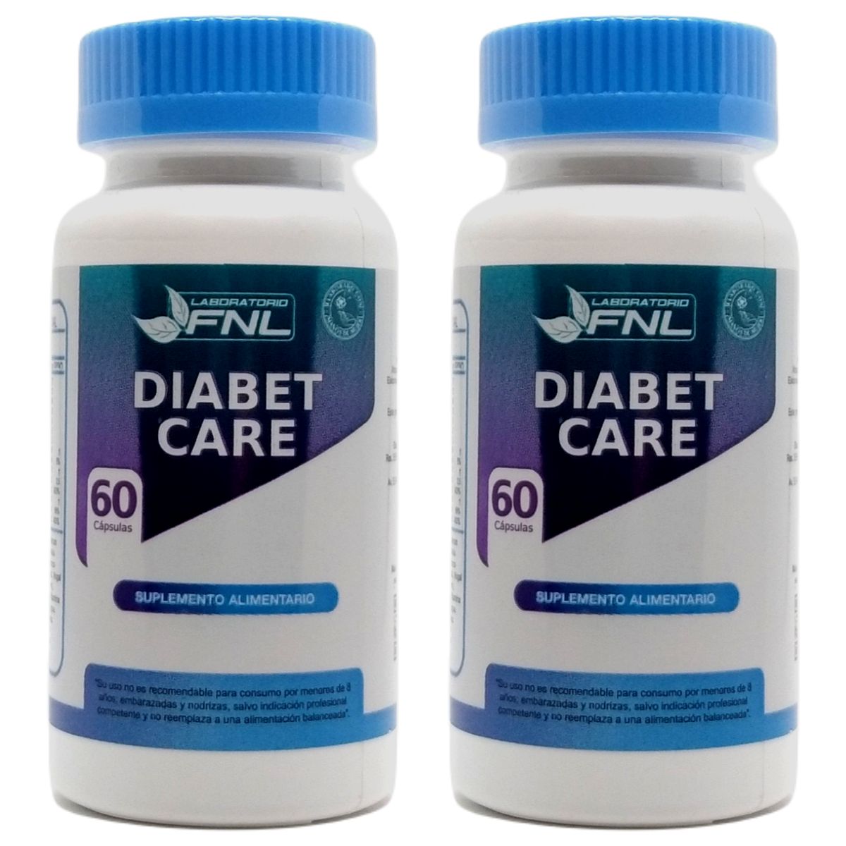 FNL - Pack 2x Diabet Care 60 Cápsulas Control Glucosa - Fnl