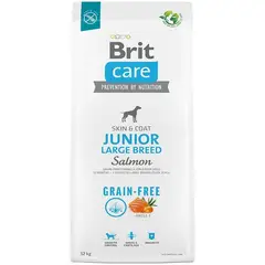 BRIT - CARE DOG GRAIN-FREE JUNIOR LARGE BREED SALMON 12 KG