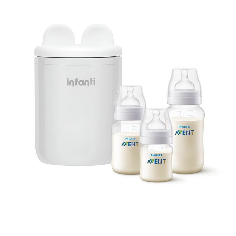 INFANTI - Pack Lactancia Calentador Infanti Mamaderas Avent