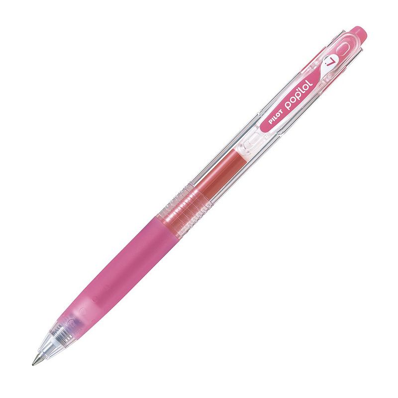 PILOT - 12 un. Lápiz Gel Pop´lol Rosado 0.7 mm.