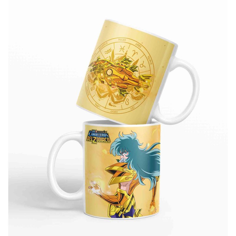ESTAMPA MANIA - Taza Caballero Del Zodiaco - Piscis DD22 320ml