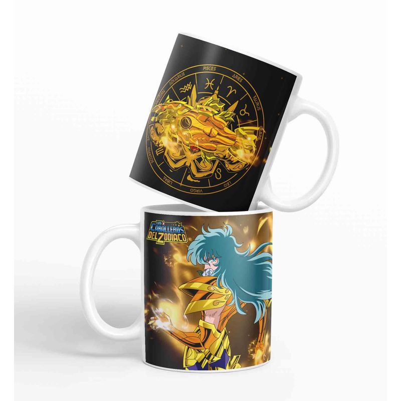 ESTAMPA MANIA - Taza Caballero Del Zodiaco - Piscis ND23 320ml