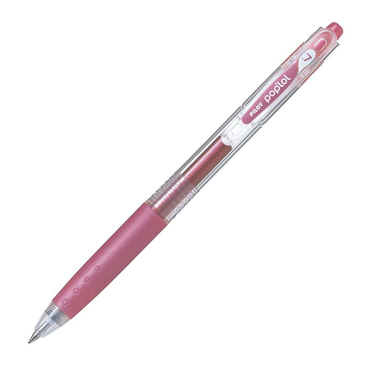 PILOT - Lápiz Gel Pop´lol Rosado Metálico 0.7 mm. 12 Ud