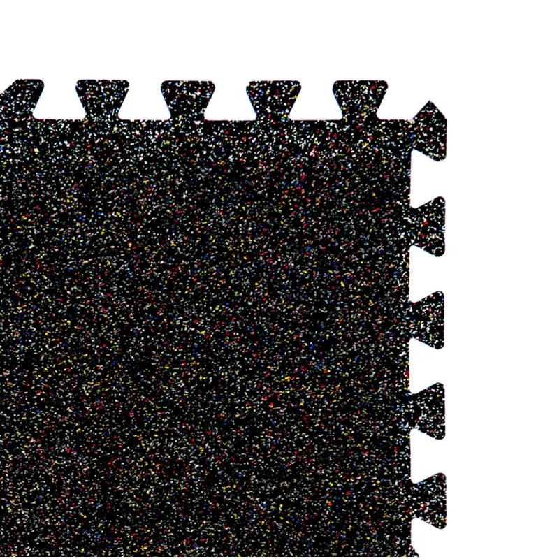 QRUBBER - Plancha EPDM 1x1mt 8mm tipo puzzle para gym Qrubber