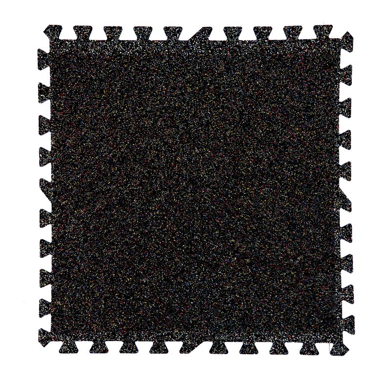 QRUBBER - Plancha EPDM 1x1mt 6mm tipo puzzle para gym Qrubber