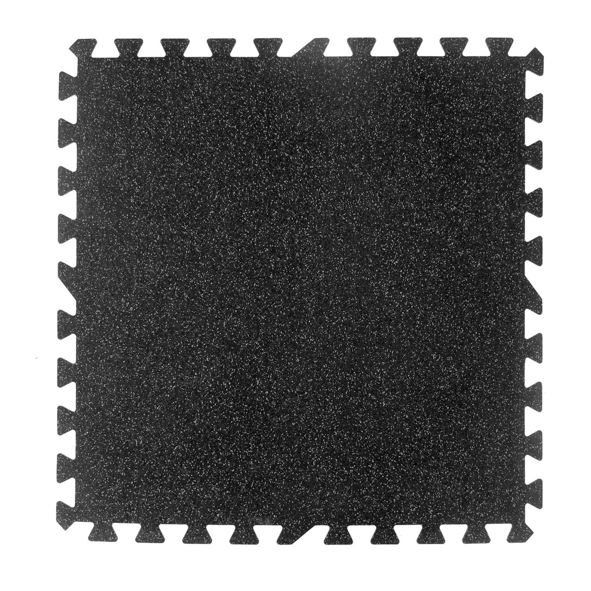 QRUBBER - Plancha EPDM 1x1mt 12mm tipo puzzle para gym gris Qrubber