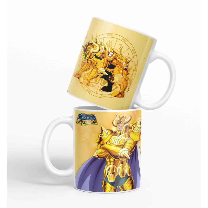 ESTAMPA MANIA - Taza Caballero Del Zodiaco - Tauro DD26 320ml