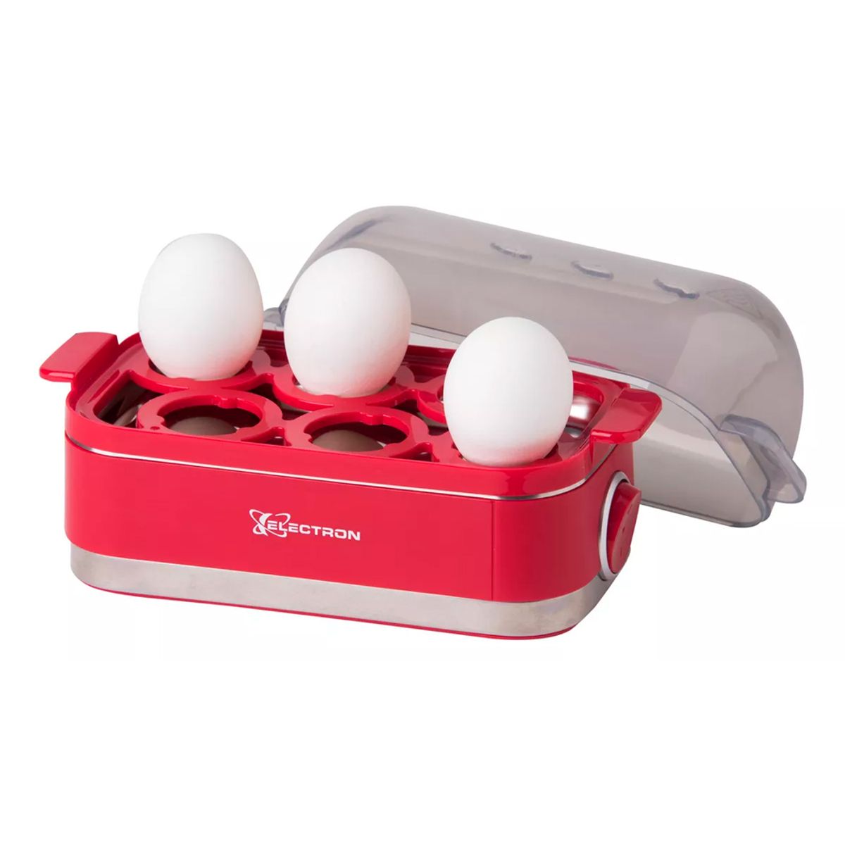ELECTRON - Cocedor De Huevos Color Rojo