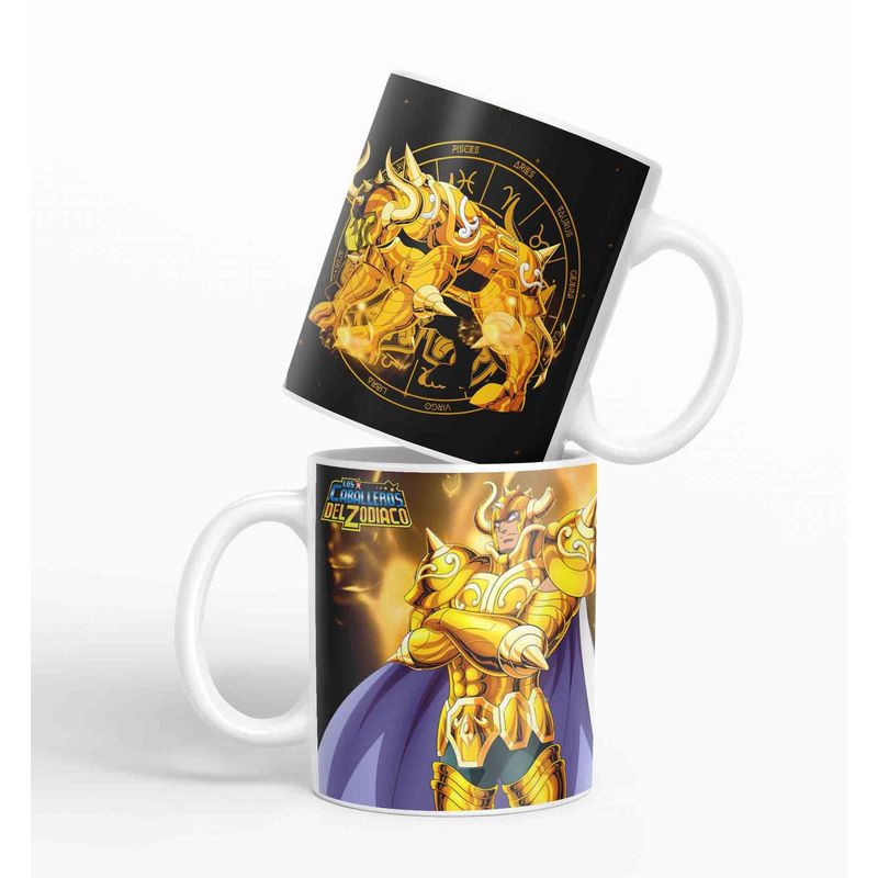 ESTAMPA MANIA - Taza Caballero Del Zodiaco - Tauro ND27 320ml