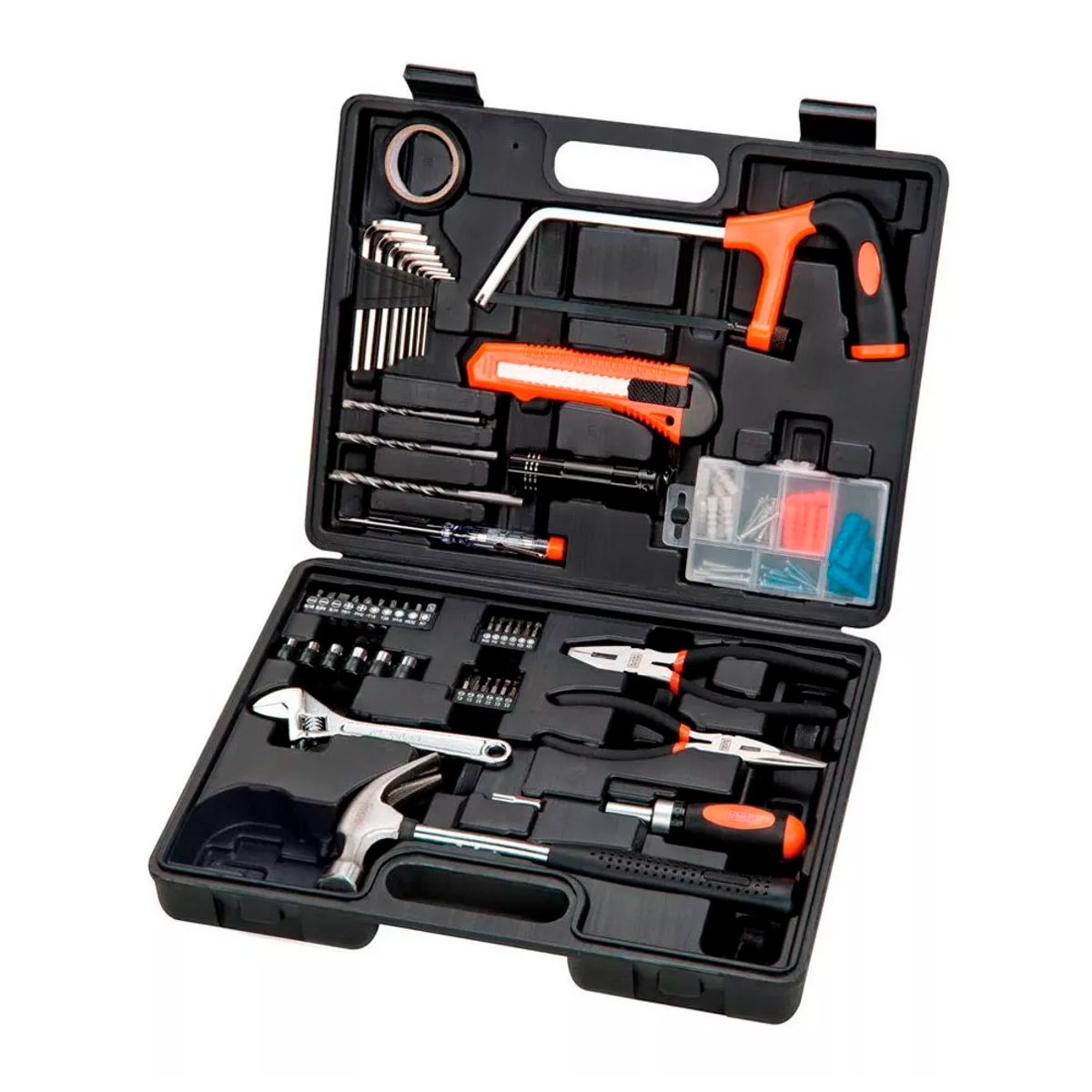 BLACK+DECKER - Set 107 Piezas Herramientas Manuales Black+decker Bmt107c-la